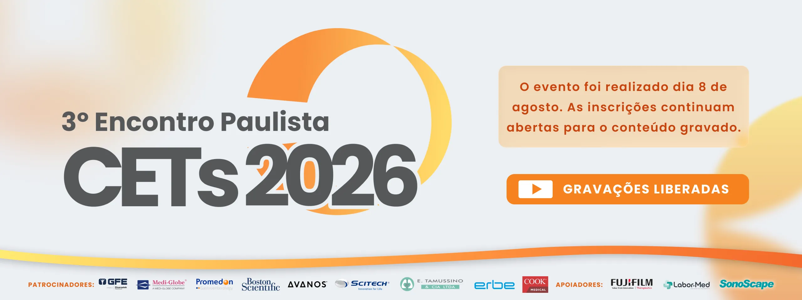 Banner do evento
